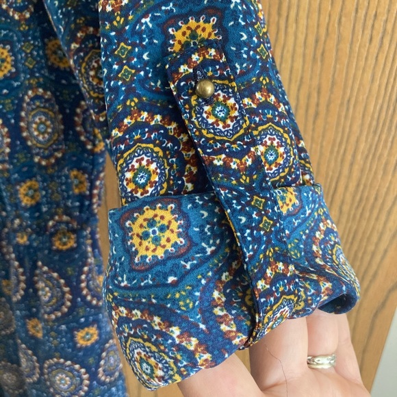 Daniel Rainn Boho Long-sleeve Tunic Size Medium - Picture 7 of 15